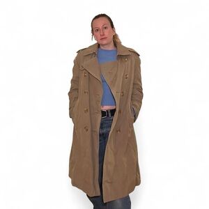 XL vintage 1980s Burberry khaki trench coat